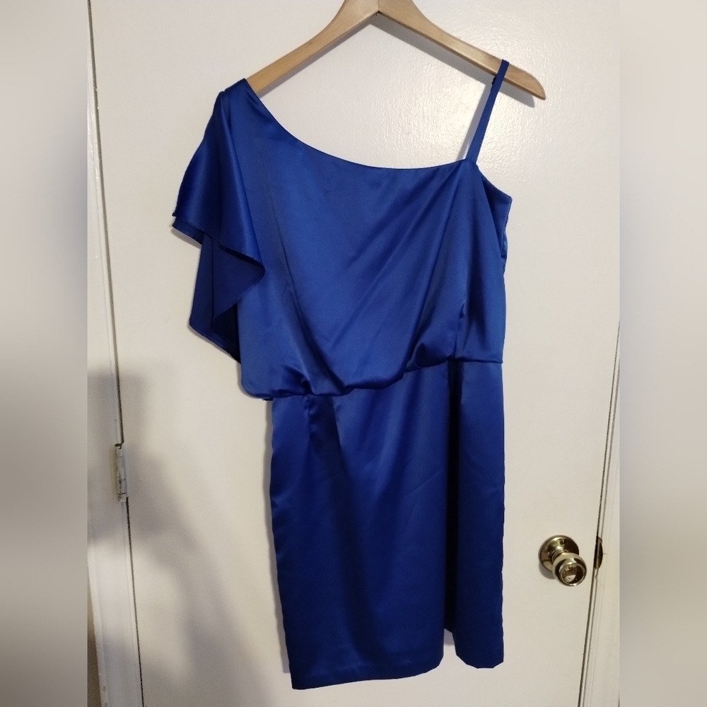 Nwot Jessica Simpson Royal blue  off shoulder dress